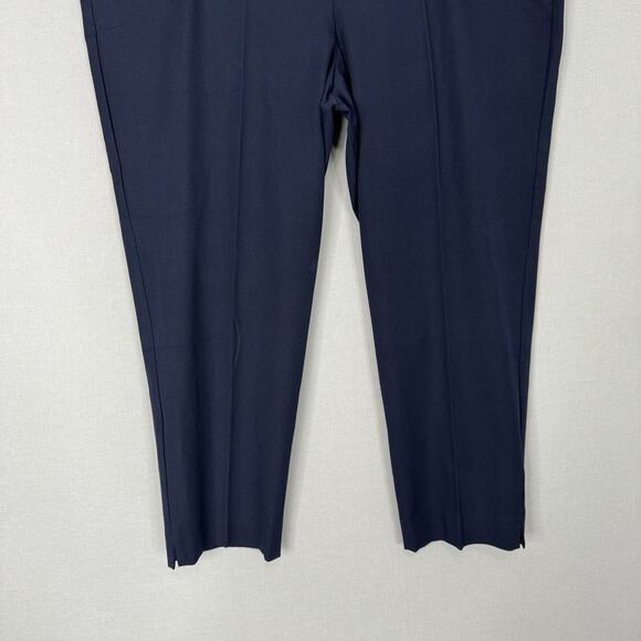 Talbots Womens Dress Pants 24W Blue Hampshire Straight Leg Ankle Trouser Career - Picture 3 of 15
